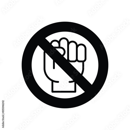 Boycott vector icon