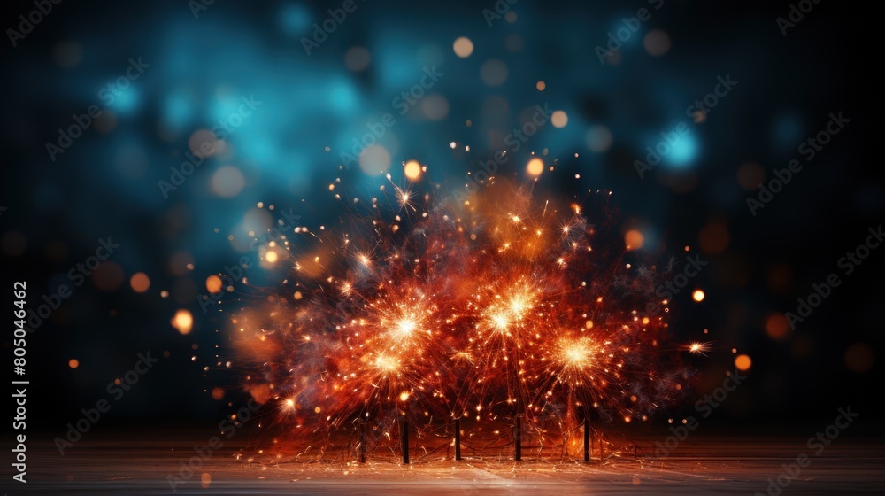 Fototapeta premium festive salute