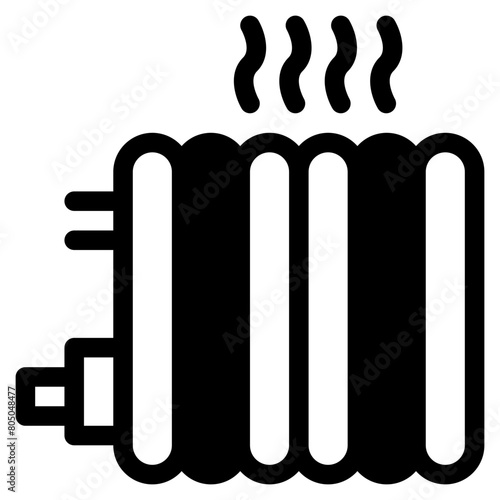 heater, electronics, household, radiator, heating Icon
