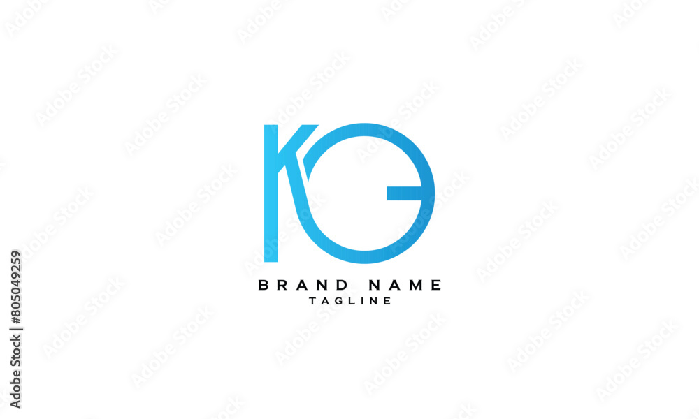 KEO, KOE, EKO, EOK, OEK, OKE, KE, EK, Abstract initial monogram letter alphabet logo design