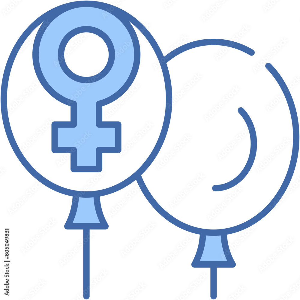 Balloons, celebrate, party, woman, sign Icon Balloons, celebrate, party, woman, sign Icon