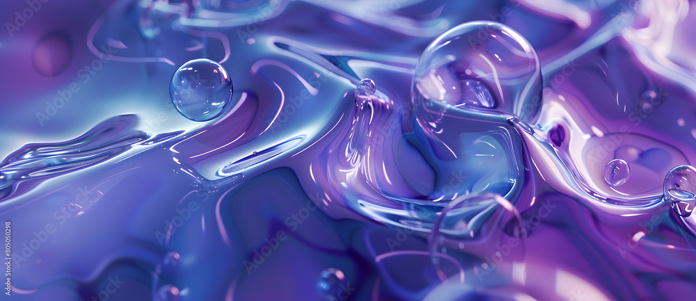 Fluid art texture. Backdrop with abstract mixing paint effect. Liquid acrylic artwork, flowing bubbles. Blue and Purple colors mixed Fluid art texture. Backdrop with abstract mixing paint effect. Liquid acrylic artwork, flowing bubbles. Blue and Purple colors mixed