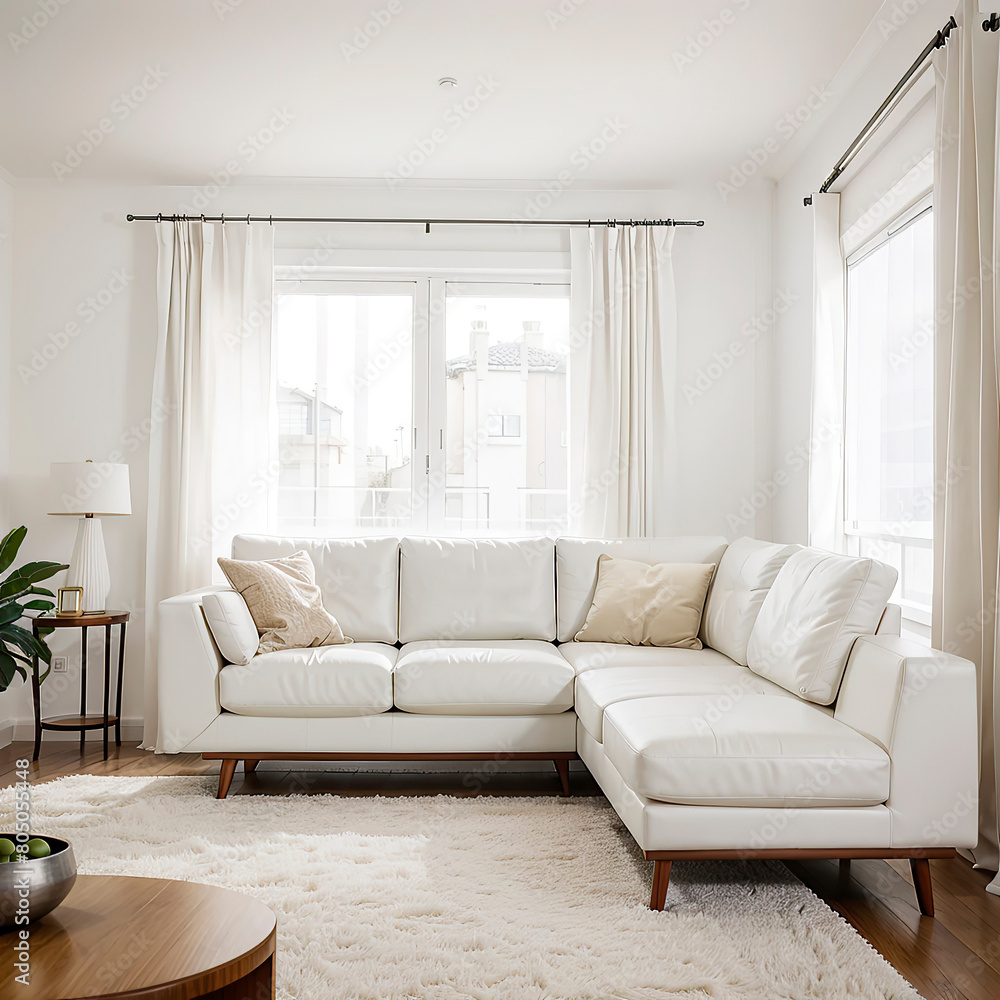 Fototapeta premium modern living room interior design