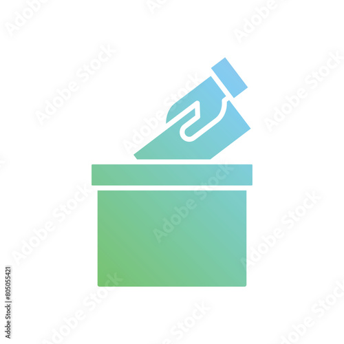 Ballot box vector icon