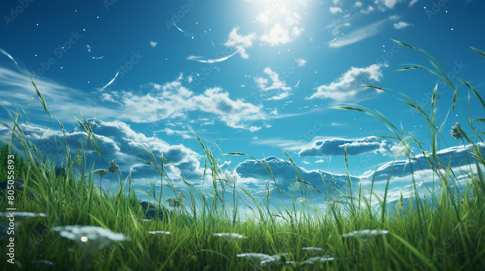 Lost in the mesmerizing view of the tall grass field. Lost in the mesmerizing view of the tall grass field.