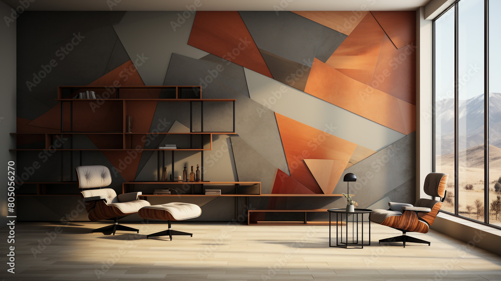 Step into the world of modern design with this minimalist office ...