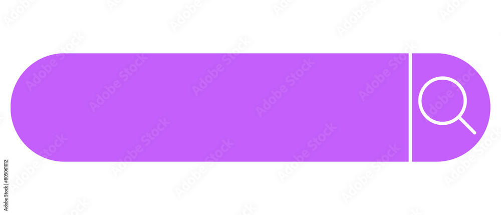 Purple Search Bar Icon Isolated on White. Can be used as a Text Frame. Purple Search Bar Icon Isolated on White. Can be used as a Text Frame.