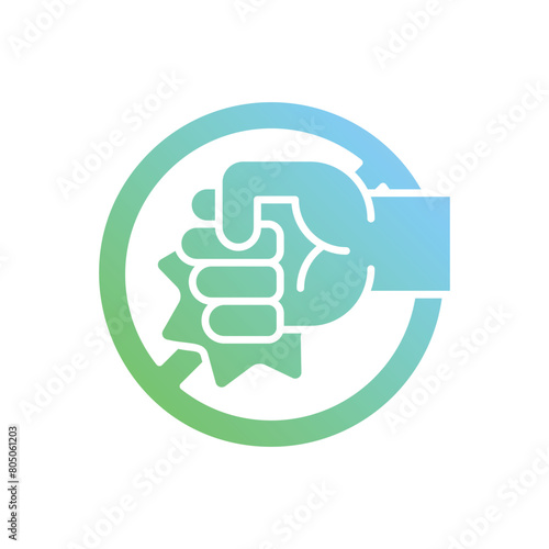 Nonviolent Resistance vector icon