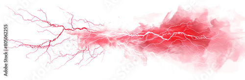  Lightning effect in red 