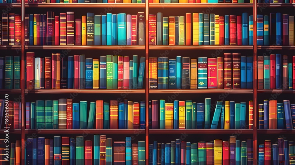 Superb Modern big library sheves with books Superb Modern big library sheves with books