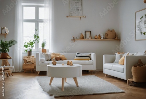 white kids  room couch interior Table
