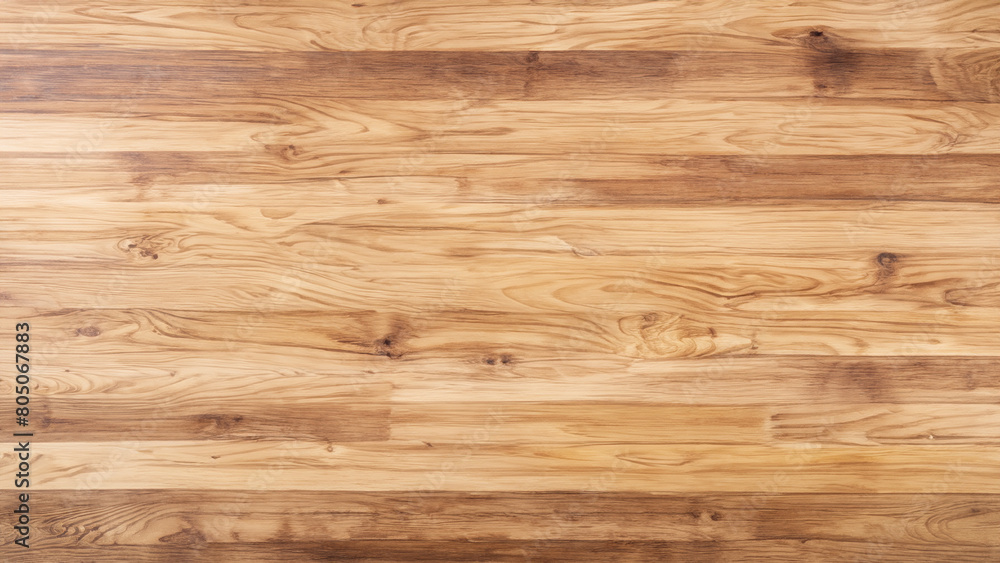 Fototapeta premium wooden top of table background mockup top view