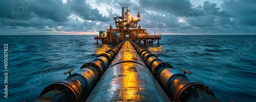 Documentary Style Photography, Capturing the real life challenges and successes of subsea pipeline repair photo