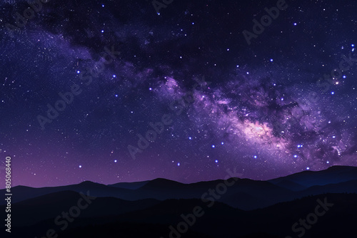 Milky Way  starry sky  landscape 