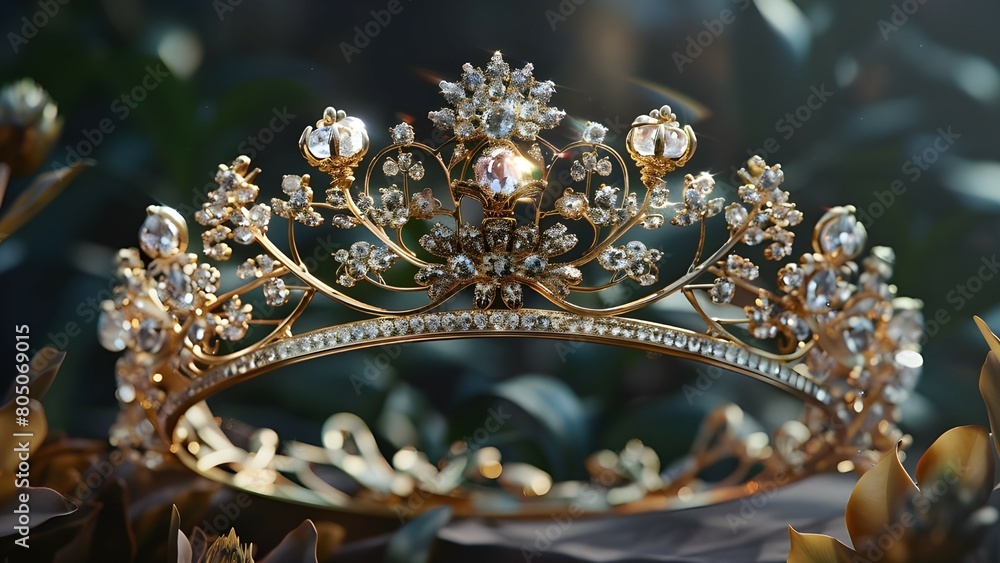 royal luxury jewel golden tiara royal luxury jewel golden tiara