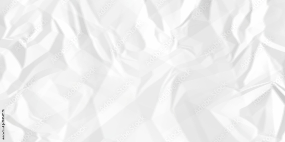Obraz premium White crumpled paper texture. White wrinkled paper texture. White paper texture. White crumpled and top view textures can be used for background of text or any contents.