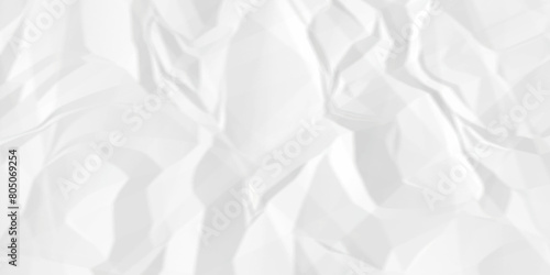 White crumpled paper texture. White wrinkled paper texture. White paper texture. White crumpled and top view textures can be used for background of text or any contents.