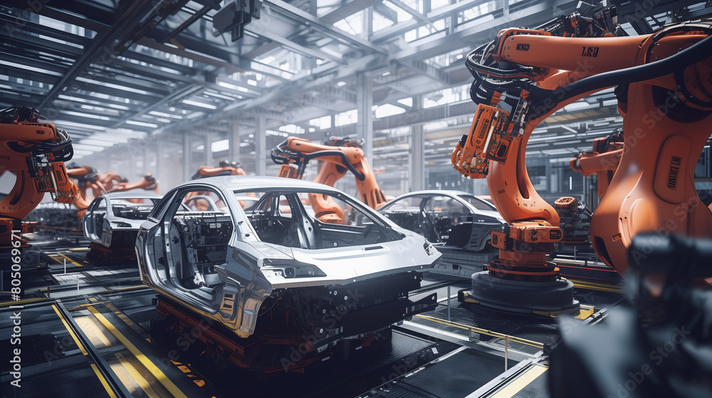Car Manufacturing Robots