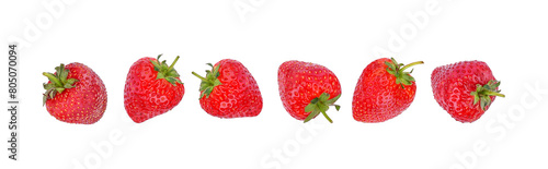 Strawberry isolated on transparent background. PNG