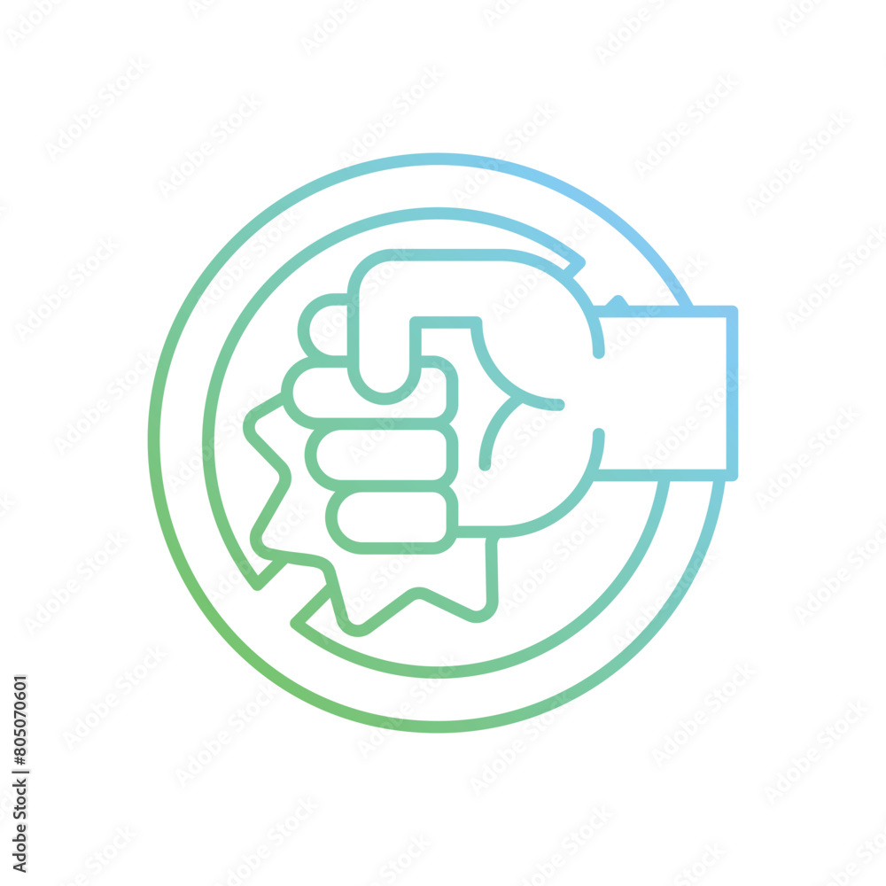 Nonviolent Resistance vector icon Nonviolent Resistance vector icon
