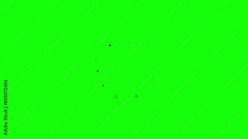 Explode effect animation on green screen 4K, collection design. Modern confetti and celebration effect for keying Explode effect animation on green screen 4K, collection design. Modern confetti and celebration effect for keying