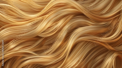 Background with texture of women s hair  close-up of hair  hair of caramel blonde