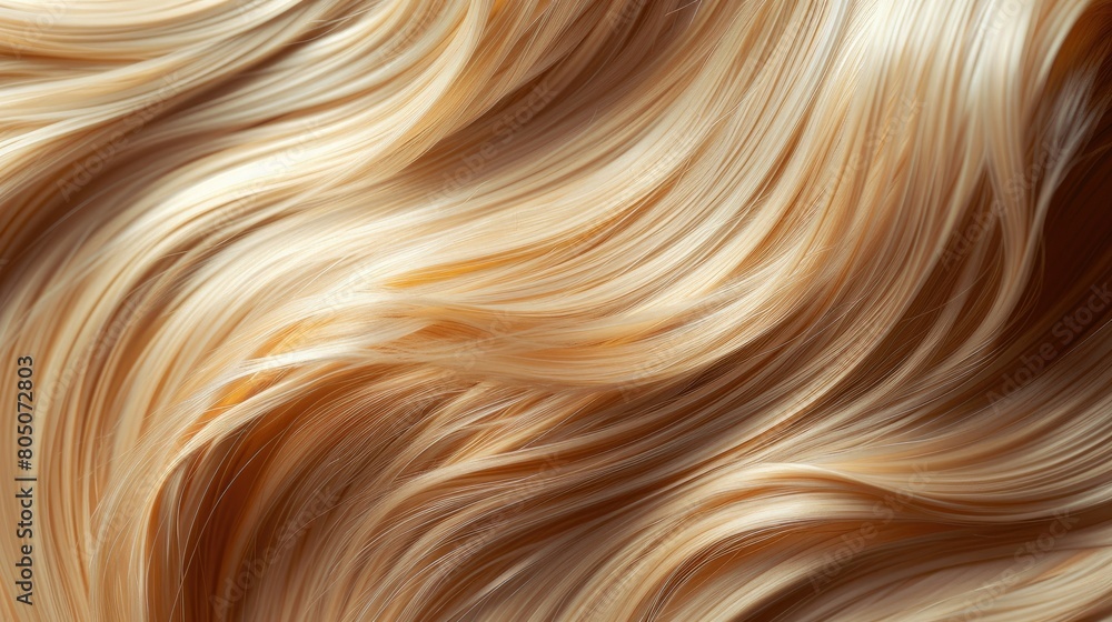 Background with texture of women's hair, close-up of hair, hair of pearl blonde Background with texture of women's hair, close-up of hair, hair of pearl blonde