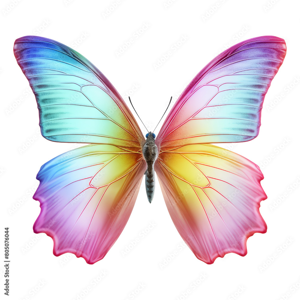 colorful butterfly isolated on transparent background cutout colorful butterfly isolated on transparent background cutout