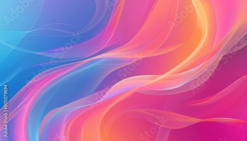 Wallpaper Mural Abstract background with dynamic effect Motion vector Illustration Trendy gradients Can be used for advertising, marketing, presentation Torontodigital.ca