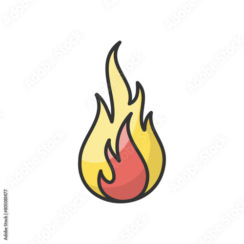 Fire vector icon