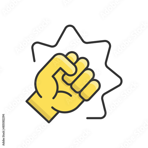 Aggression vector icon