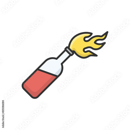 Molotov Cocktail vector icon