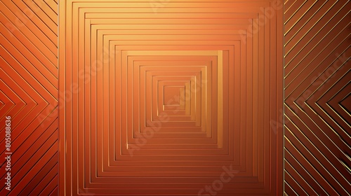 Orange abstract square pattern background image