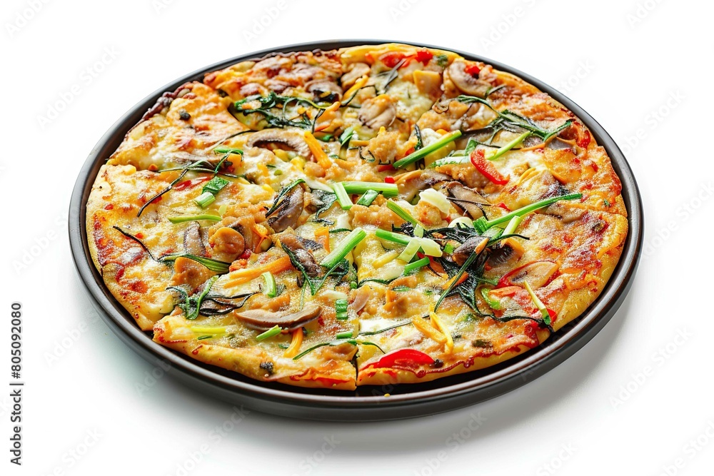 Haemul Pajeon, isolated on white Haemul Pajeon, isolated on white