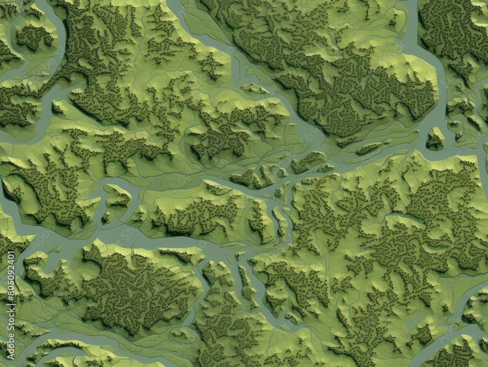 Terrain seamless texture map pattern Terrain seamless texture map pattern