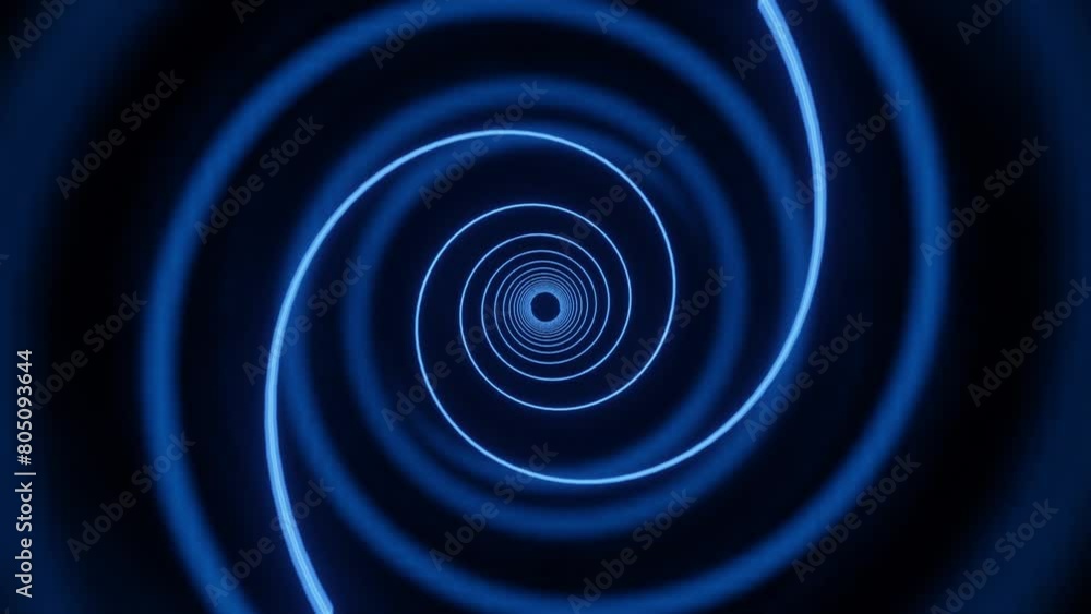 Abstract background 3D animation moving through shiny glass metal and neon lights tunnel, loop Abstract background 3D animation moving through shiny glass metal and neon lights tunnel, loop