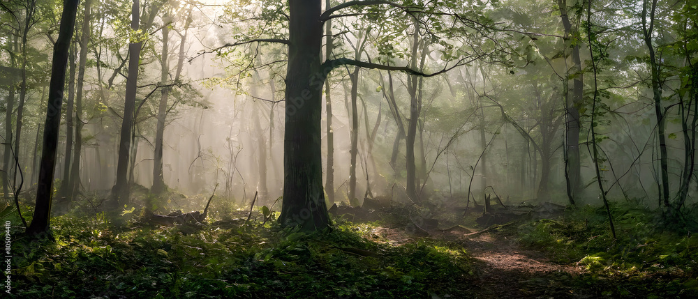 Naklejka premium Mistery forest