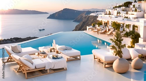 Island Escapes: Capturing the Allure of Santorini's Outdoor Living