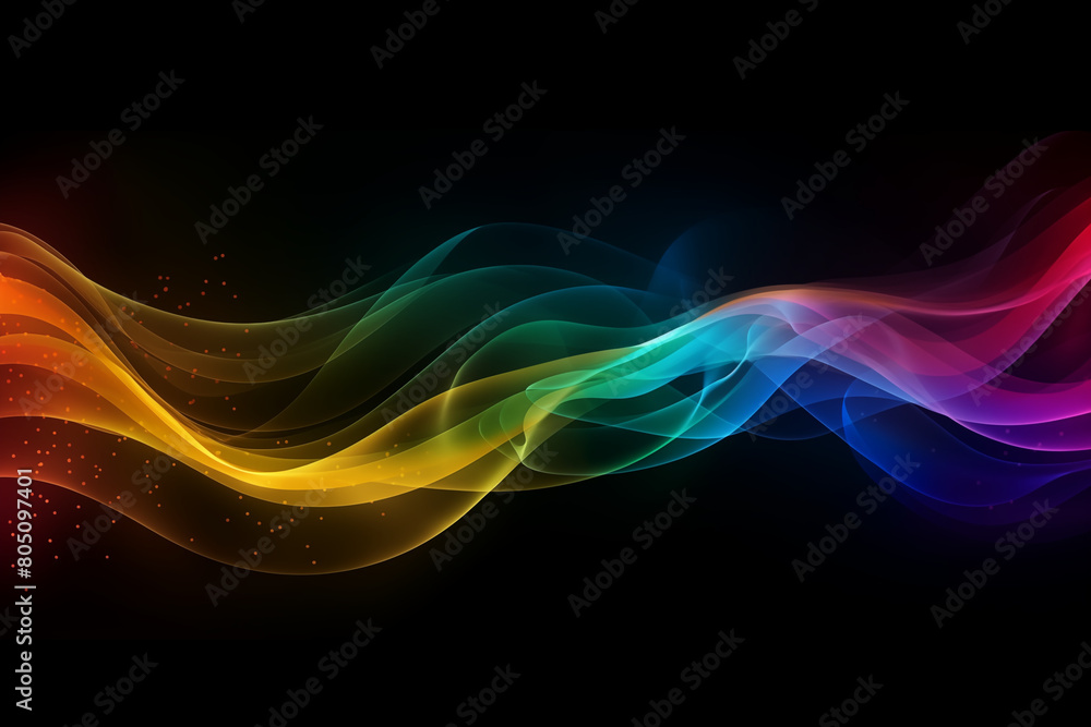 Naklejka premium Abstract background with a colorful gradient rainbow