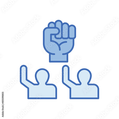 Rebellion vector icon