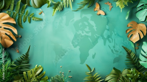 International Day for Biological Diversity background concept with copy space