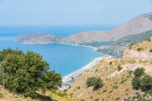 Beautiful view of the coast of south Albania