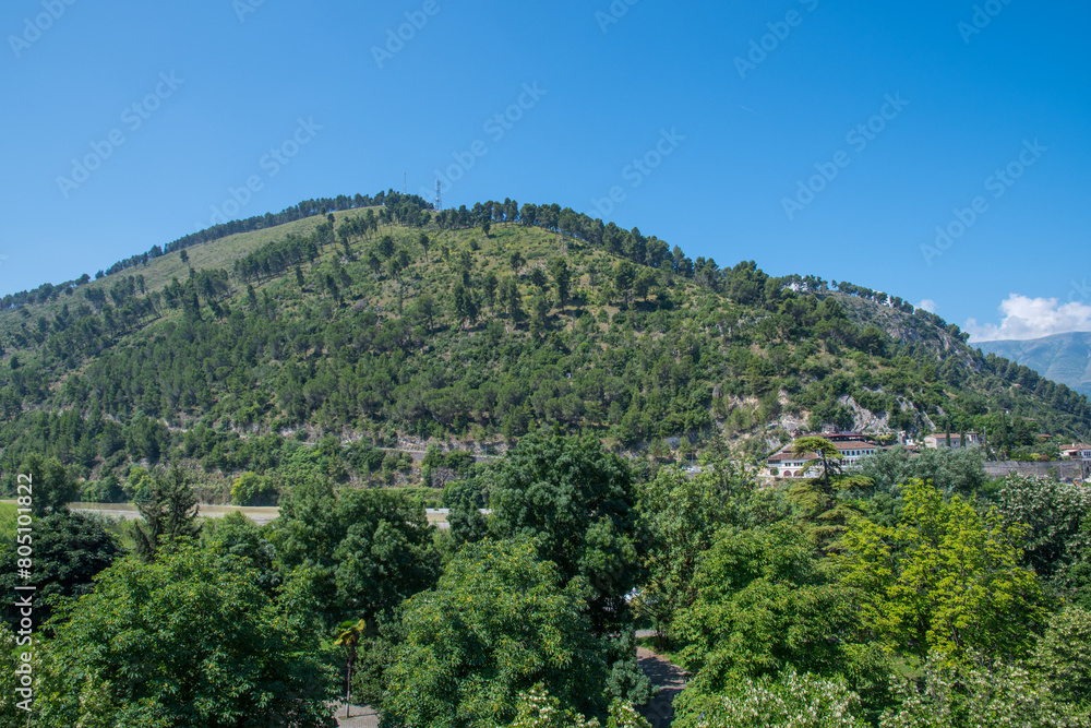View over the city of Berat in Albania View over the city of Berat in Albania