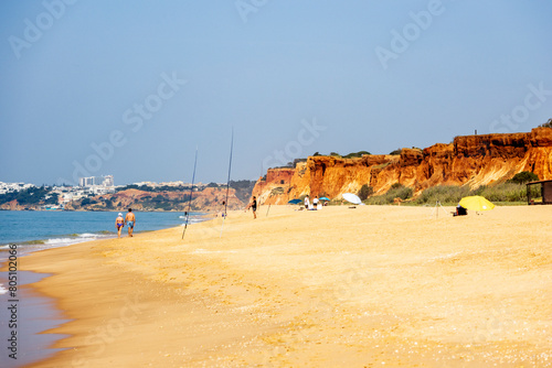 andscape at Praia da falesia. Albufeira . Algarve. Portugal. photo
