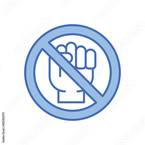 Boycott vector icon