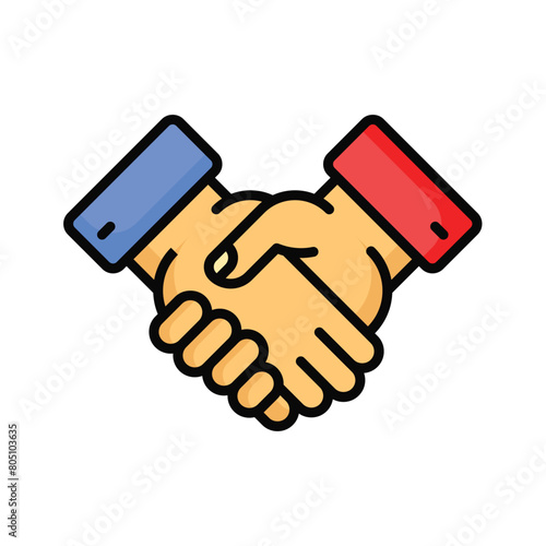 Take a look at this creative icon of handshake, easy to use and download