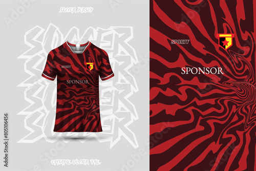 Football jersey design template, suitable for jersey design, background, poster.