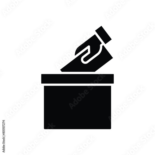 Ballot box vector icon