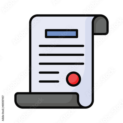 Get your hands on this amazing icon of constitution in editable style