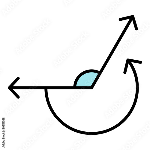 Reflex Angle Icon